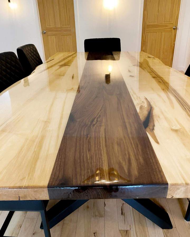 Table sur mesure en bois Québec