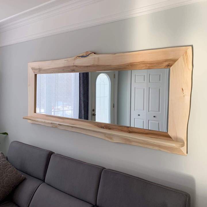 Miroir en bois Québec